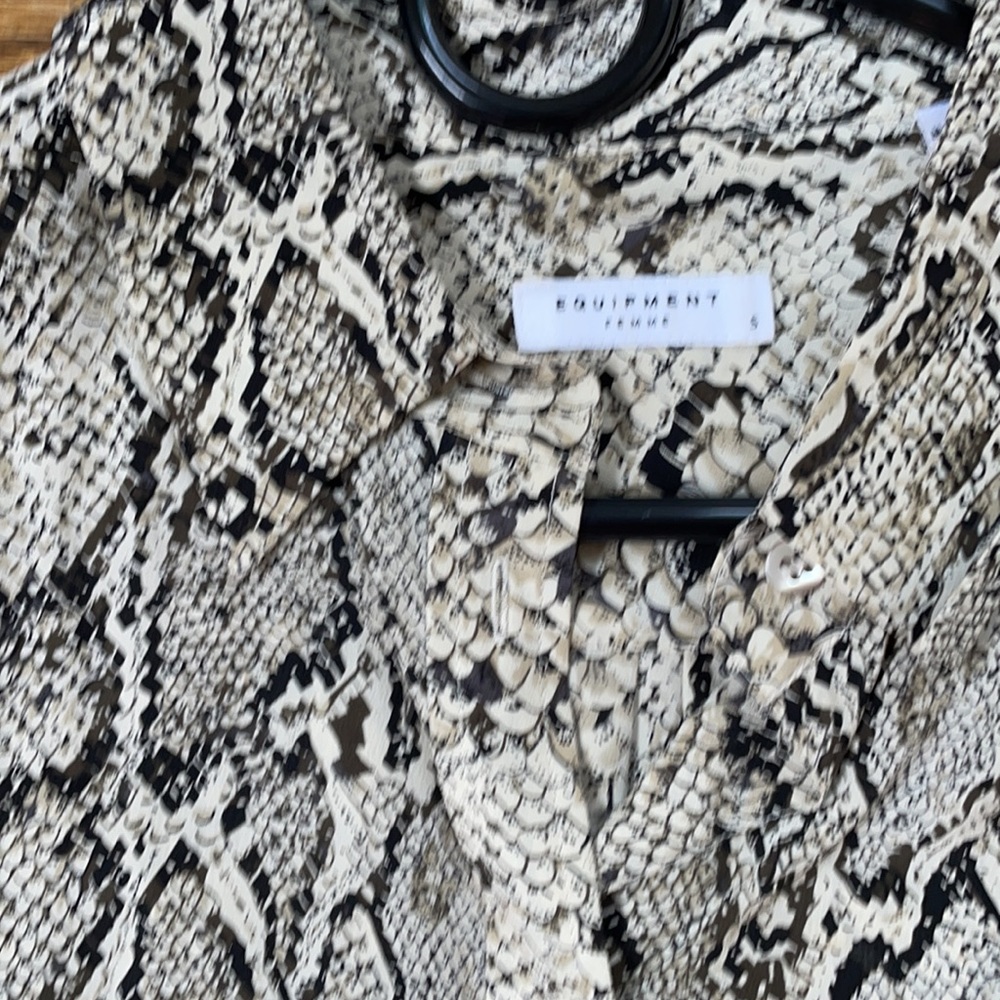 Snakeskin button down - Picture 2 of 2
